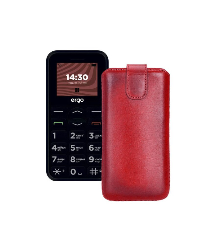Витяжка з екошкіри для телефону Ergo R181