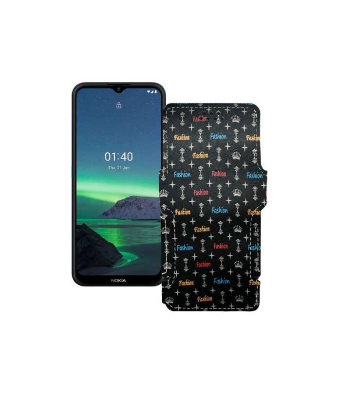 Чохол-книжка з екошкіри для телефону Nokia 1.4