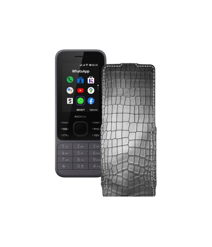 Чохол-флип з екошкіри для телефону Nokia 6300 4G