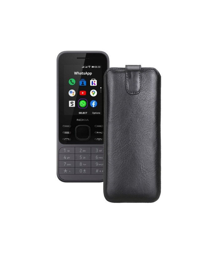 Витяжка з екошкіри для телефону Nokia 6300 4G