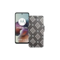 Чохол-книжка з екошкіри для телефону Motorola Moto G56