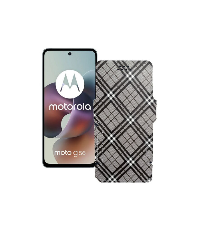 Чохол-книжка з екошкіри для телефону Motorola Moto G56