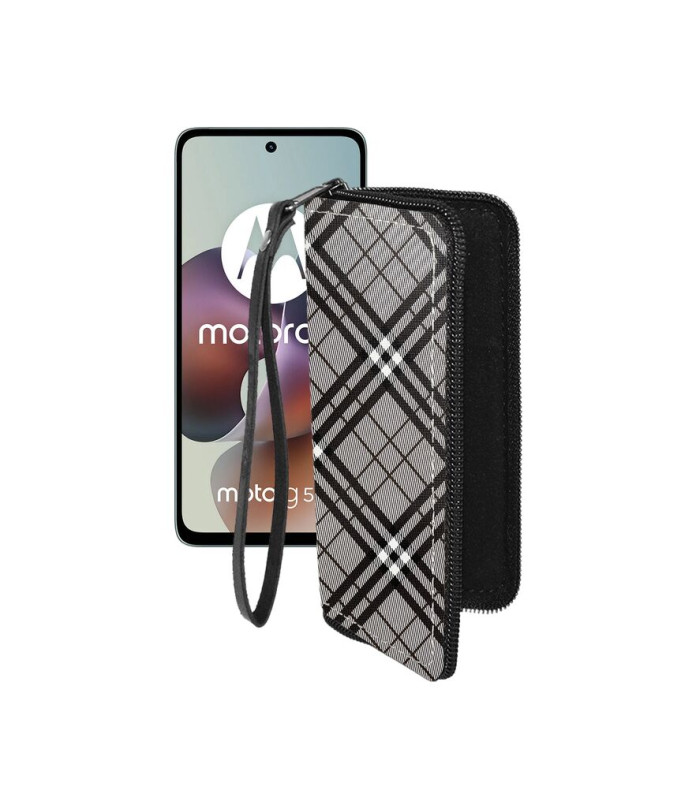 Чохол-гаманець з екошкіри для телефону Motorola Moto G56