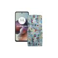 Чохол-флип з екошкіри для телефону Motorola Moto G56