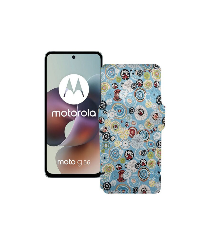 Чохол-книжка з екошкіри для телефону Motorola Moto G56