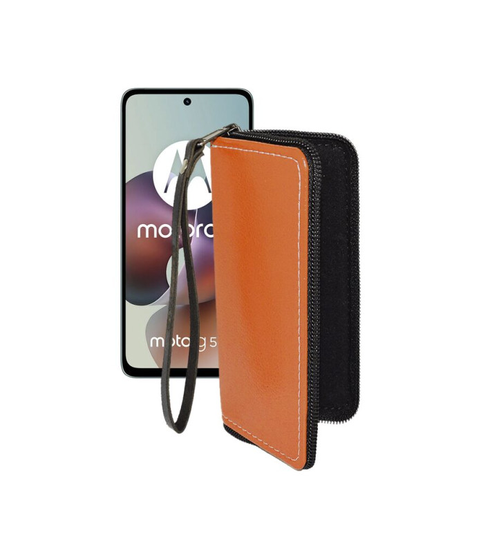 Чохол-гаманець з екошкіри для телефону Motorola Moto G56
