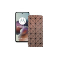 Чохол-флип з екошкіри для телефону Motorola Moto G56