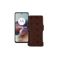 Чохол-книжка з екошкіри для телефону Motorola Moto G56