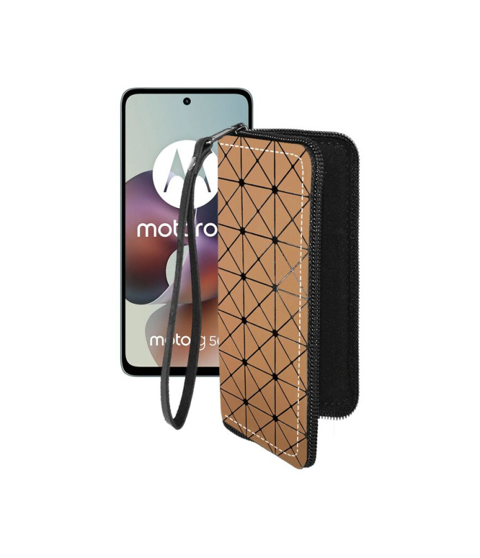 Чохол-гаманець з екошкіри для телефону Motorola Moto G56