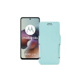 Чохол-книжка з екошкіри для телефону Motorola Moto G56