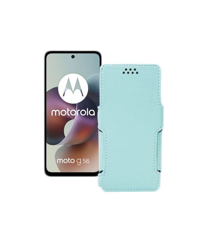 Чохол-книжка з екошкіри для телефону Motorola Moto G56