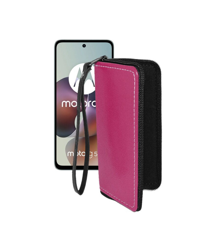Чохол-гаманець з екошкіри для телефону Motorola Moto G56