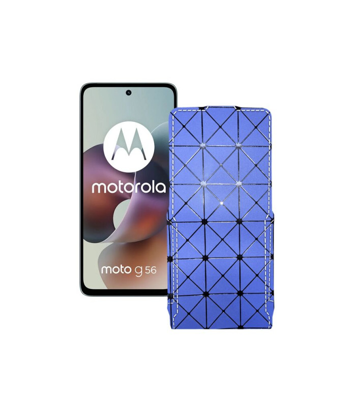 Чохол-флип з екошкіри для телефону Motorola Moto G56