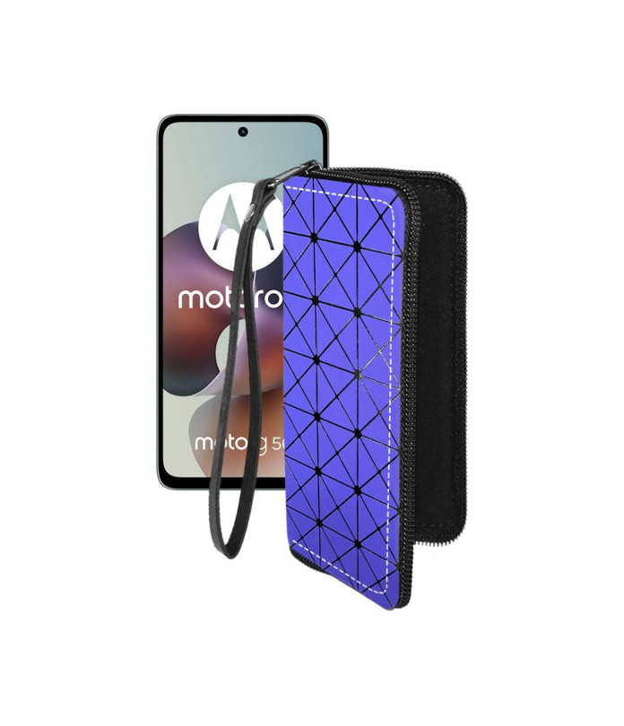 Чохол-гаманець з екошкіри для телефону Motorola Moto G56