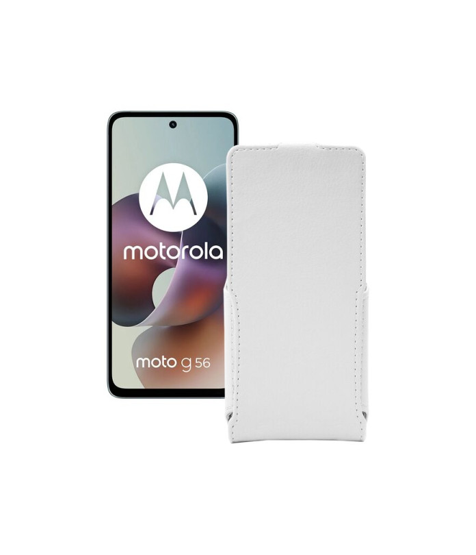 Чохол-флип з екошкіри для телефону Motorola Moto G56