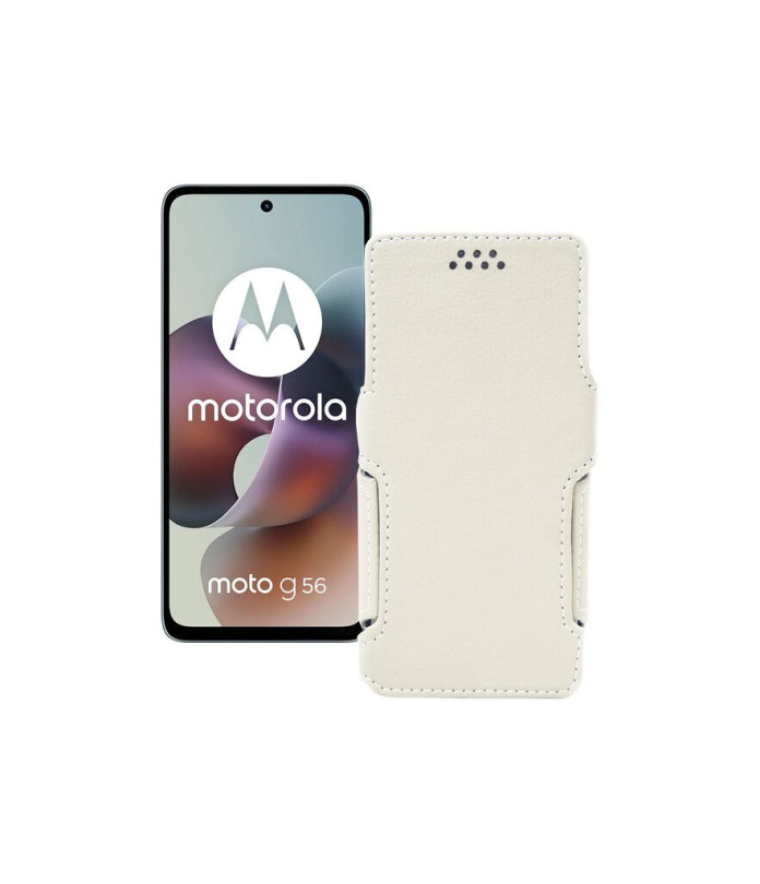 Чохол-книжка з екошкіри для телефону Motorola Moto G56