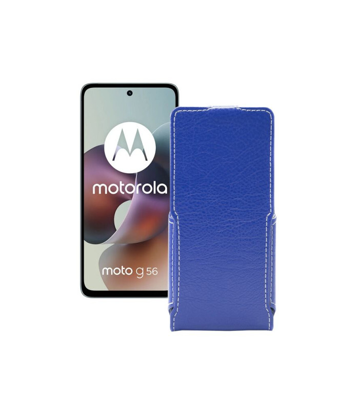 Чохол-флип з екошкіри для телефону Motorola Moto G56