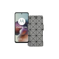 Чохол-книжка з екошкіри для телефону Motorola Moto G56