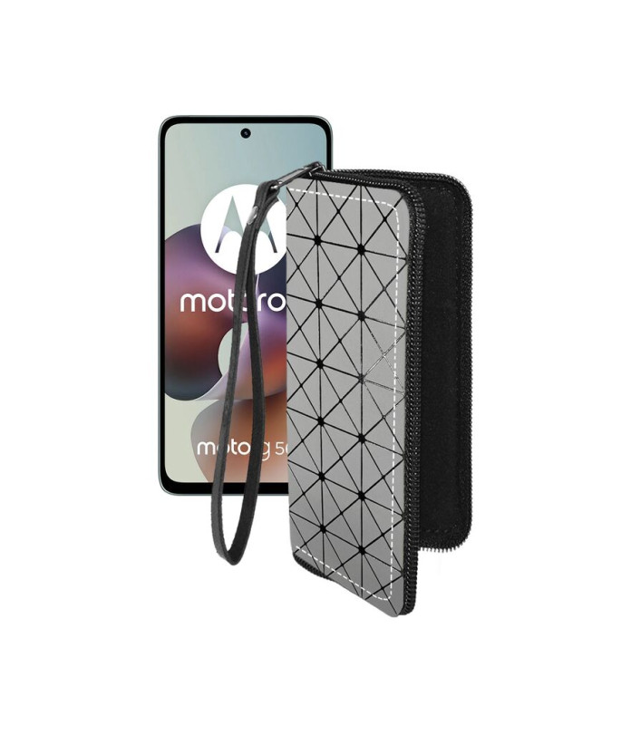 Чохол-гаманець з екошкіри для телефону Motorola Moto G56