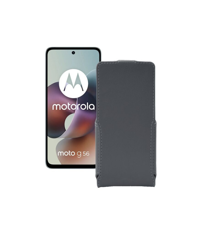 Чохол-флип з екошкіри для телефону Motorola Moto G56