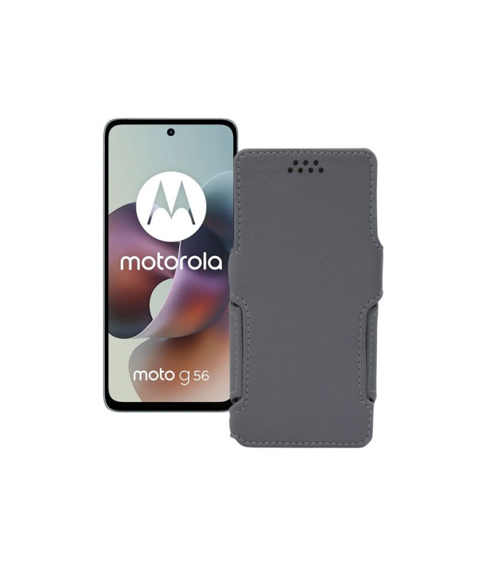 Чохол-книжка з екошкіри для телефону Motorola Moto G56