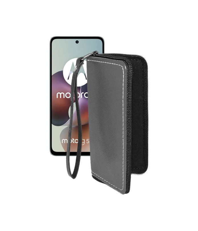 Чохол-гаманець з екошкіри для телефону Motorola Moto G56