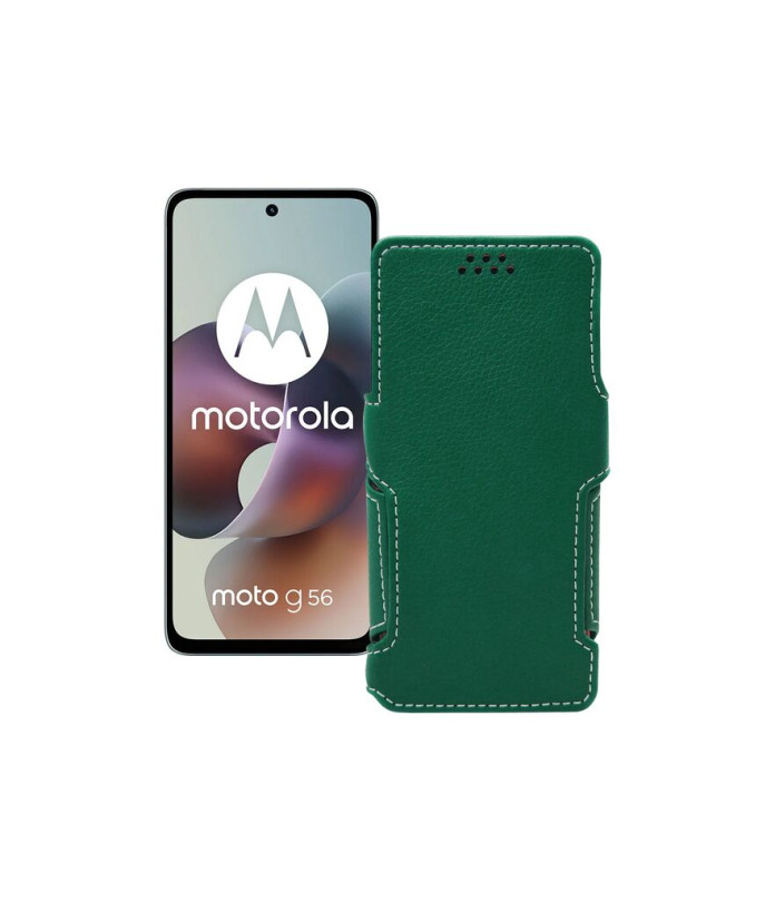 Чохол-книжка з екошкіри для телефону Motorola Moto G56
