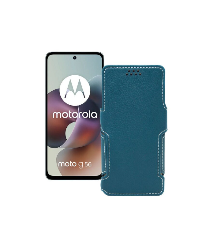 Чохол-книжка з екошкіри для телефону Motorola Moto G56