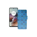 Чохол-книжка з екошкіри для телефону Motorola Moto G56