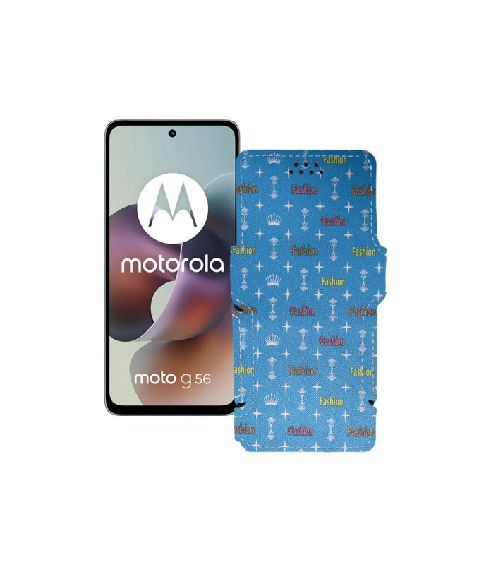 Чохол-книжка з екошкіри для телефону Motorola Moto G56
