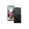 Чохол-флип з екошкіри для телефону Motorola Moto G56