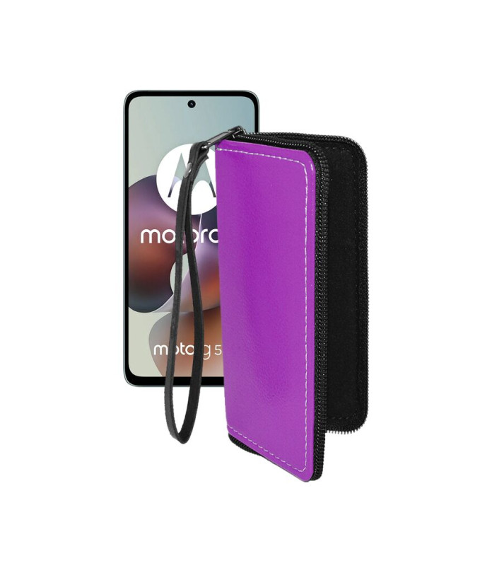 Чохол-гаманець з екошкіри для телефону Motorola Moto G56