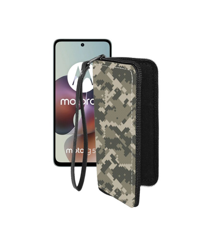 Чохол-гаманець з екошкіри для телефону Motorola Moto G56