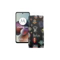 Чохол-флип з екошкіри для телефону Motorola Moto G56