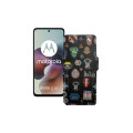 Чохол-книжка з екошкіри для телефону Motorola Moto G56