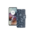 Чохол-книжка з екошкіри для телефону Motorola Moto G56