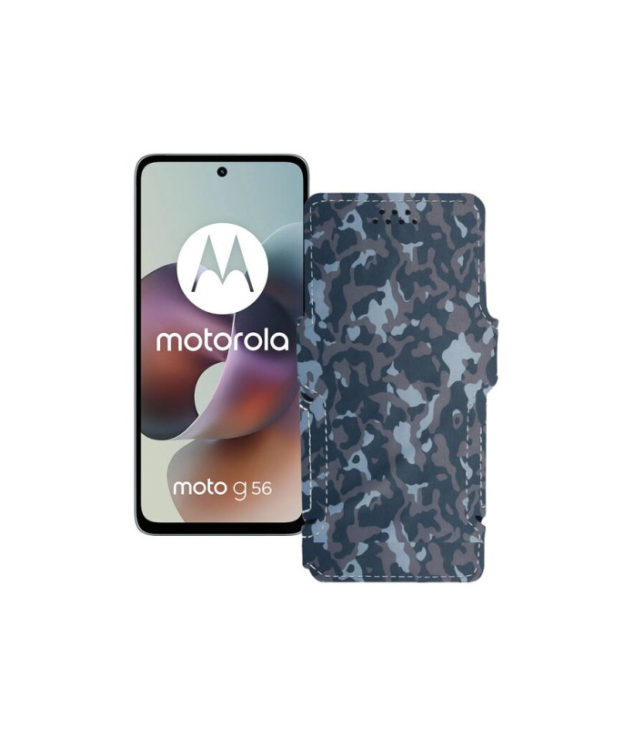 Чохол-книжка з екошкіри для телефону Motorola Moto G56