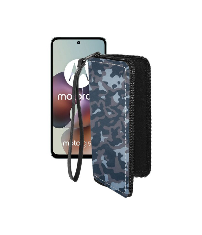Чохол-гаманець з екошкіри для телефону Motorola Moto G56