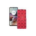 Чохол-флип з екошкіри для телефону Motorola Moto G56