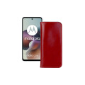 Портмоне з шкіри для телефону Motorola Moto G56