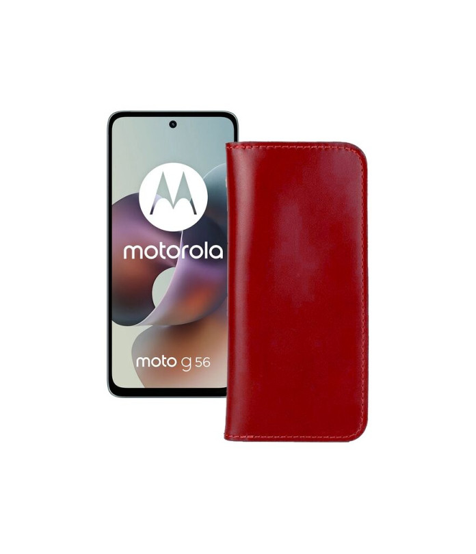 Портмоне з шкіри для телефону Motorola Moto G56