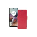 Чохол-книжка з екошкіри для телефону Motorola Moto G56