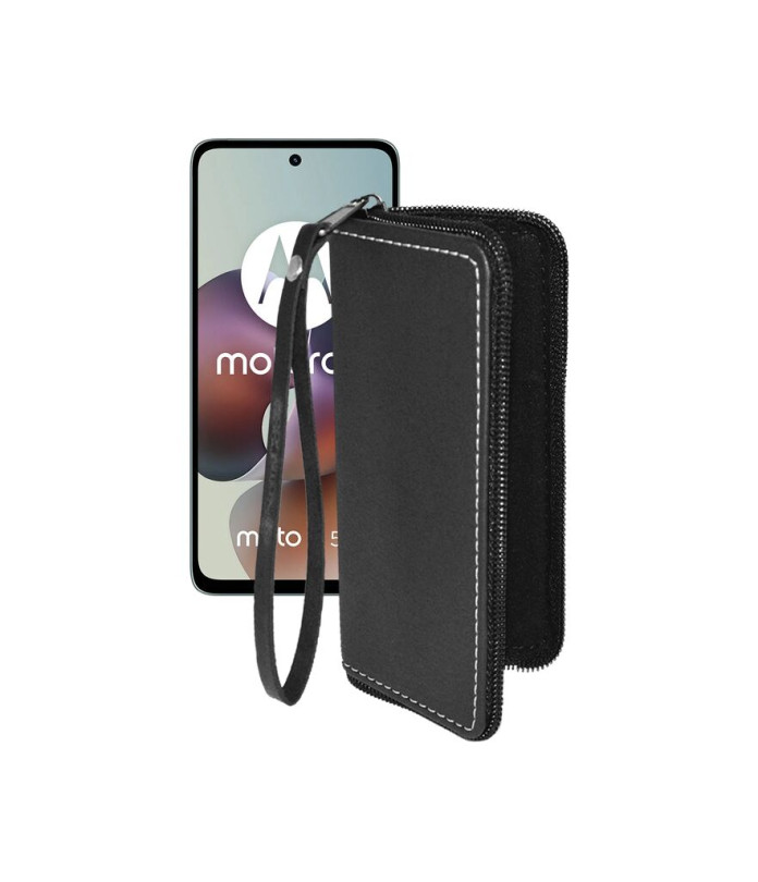 Чохол-гаманець з екошкіри для телефону Motorola Moto G56