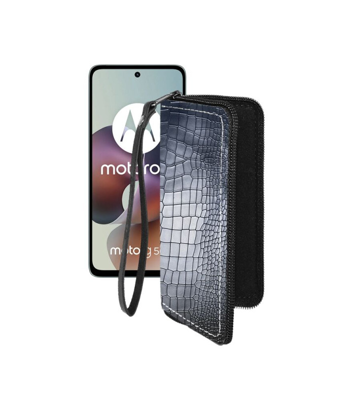 Чохол-гаманець з екошкіри для телефону Motorola Moto G56