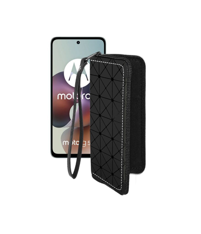 Чохол-гаманець з екошкіри для телефону Motorola Moto G56