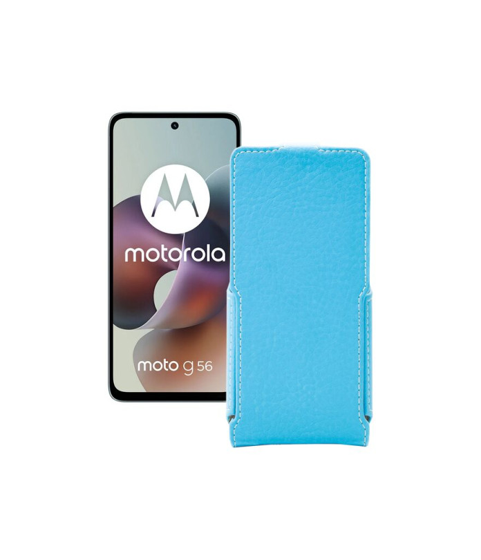 Чохол-флип з екошкіри для телефону Motorola Moto G56
