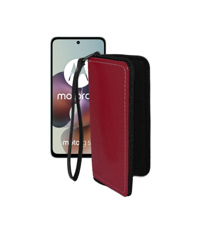 Чохол-гаманець з екошкіри для телефону Motorola Moto G56