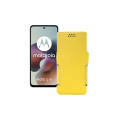 Чохол-книжка з екошкіри для телефону Motorola Moto G56