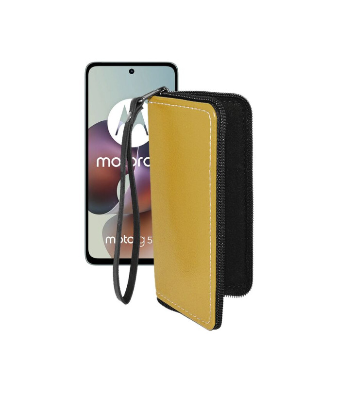 Чохол-гаманець з екошкіри для телефону Motorola Moto G56