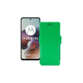 Чохол-книжка з екошкіри для телефону Motorola Moto G56